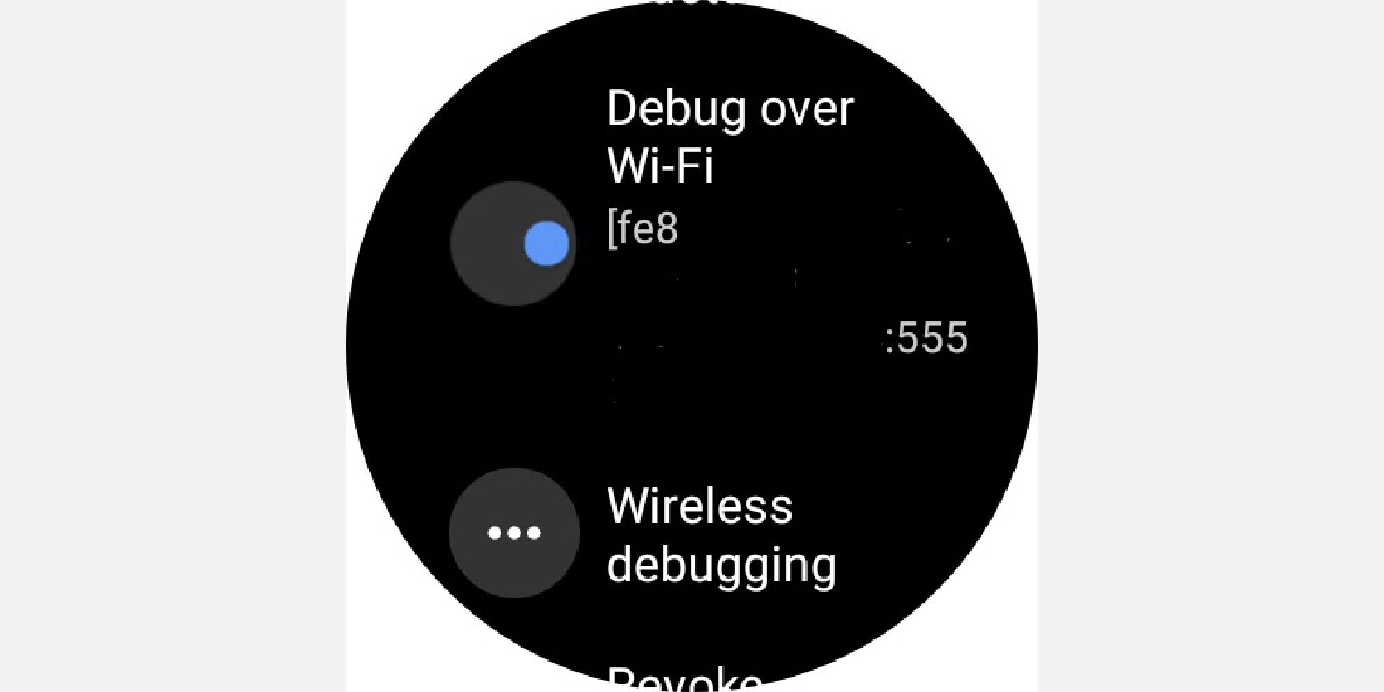 Depuración a través de Wi-Fi