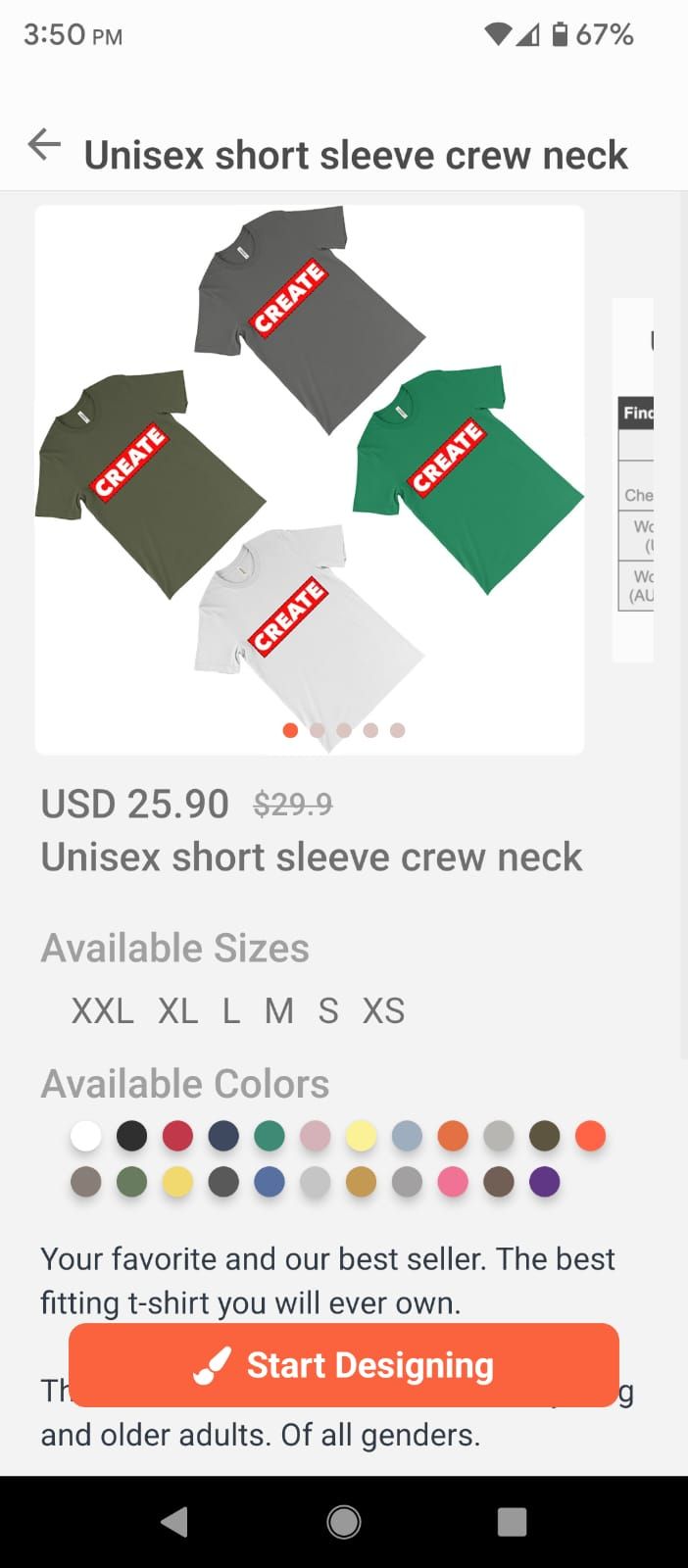 OShirt - T-Shirt Base Details