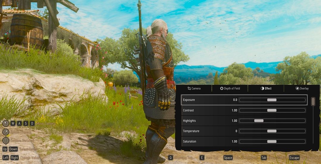 The new Photo Mode tool in Witcher 3