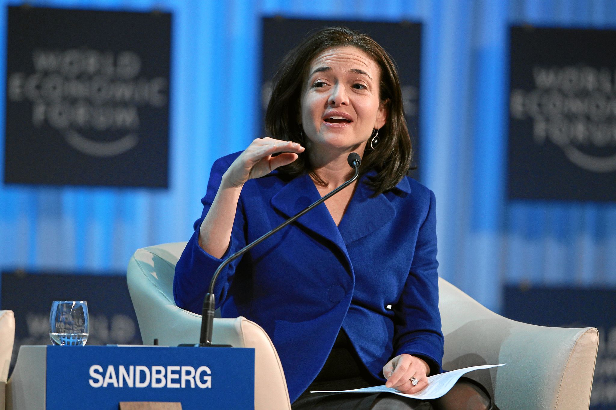 Photo showing Sheryl Sandberg