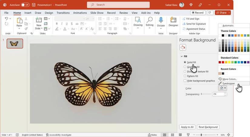 How to Fit Large Pictures in PowerPoint