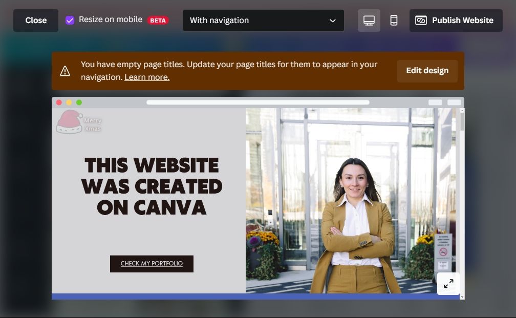 Comment créer un site Web personnel avec Canva : un guide étape par étape