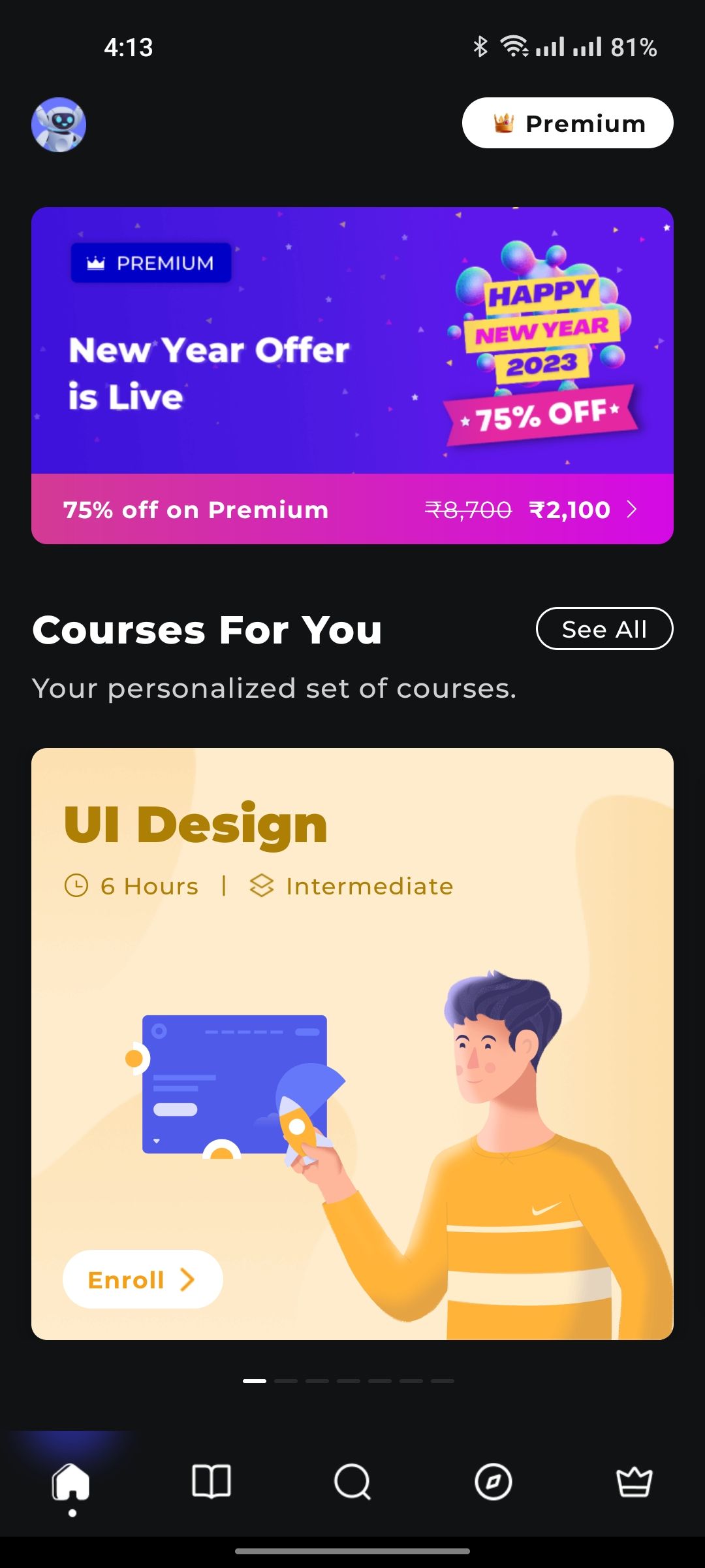 برگه خانه ProApp با چرخ فلک دوره ها