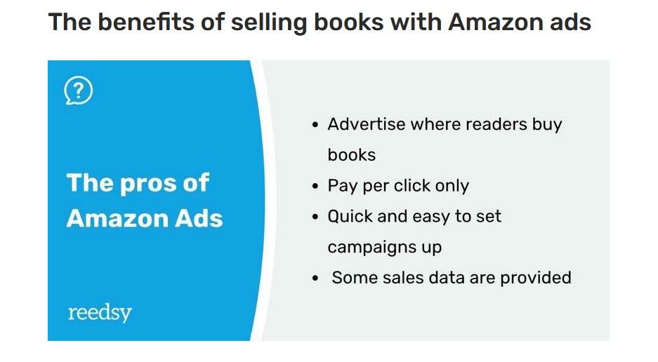 Reedsy on the Benefits of Selling Books With Amazon Ads