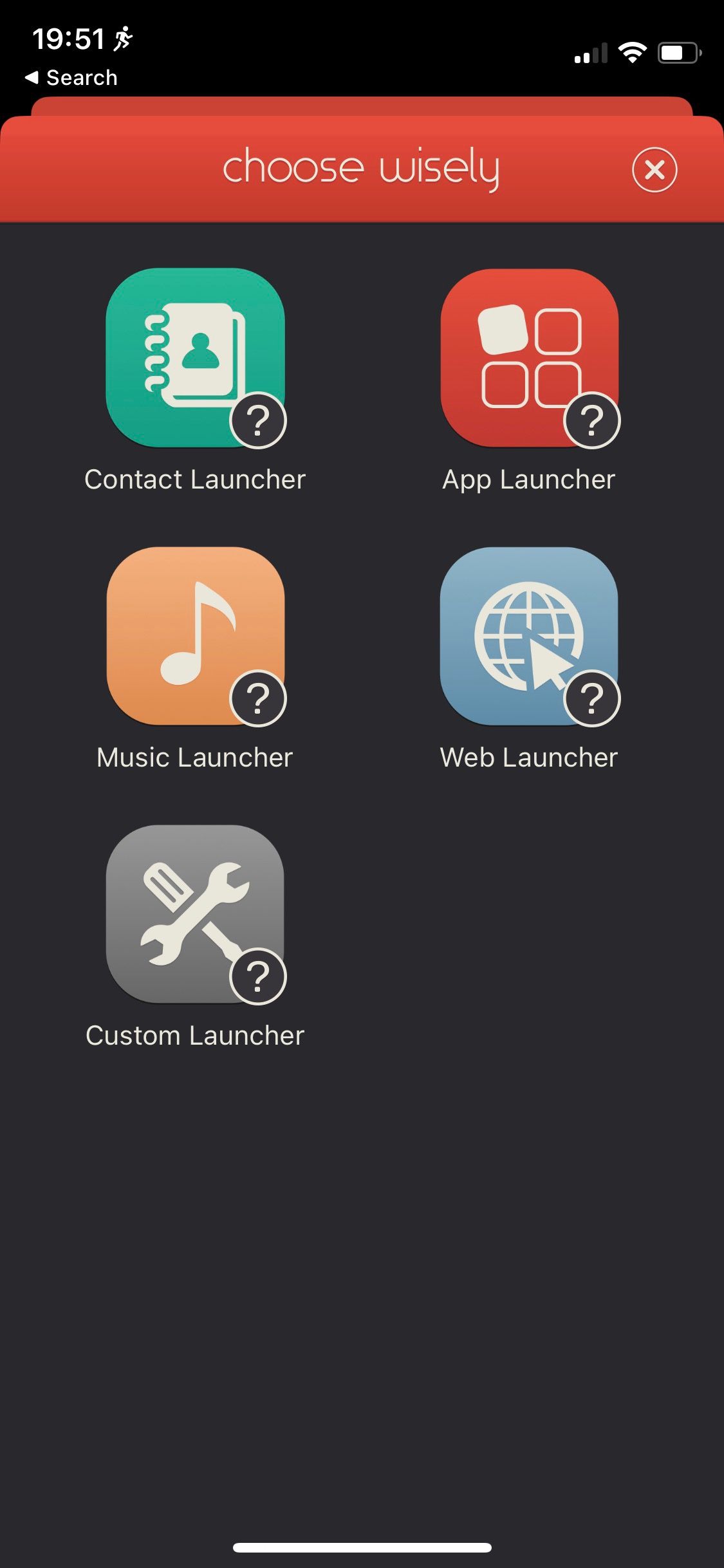 Screenshot of iOS Launcher