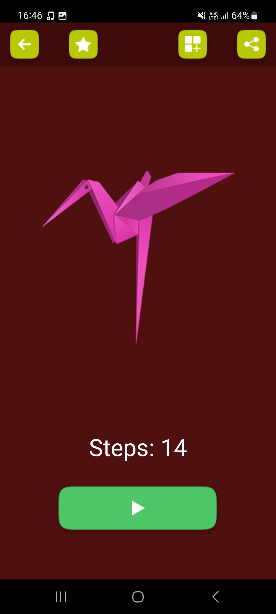 Origami flamingo tutorial 14 steps