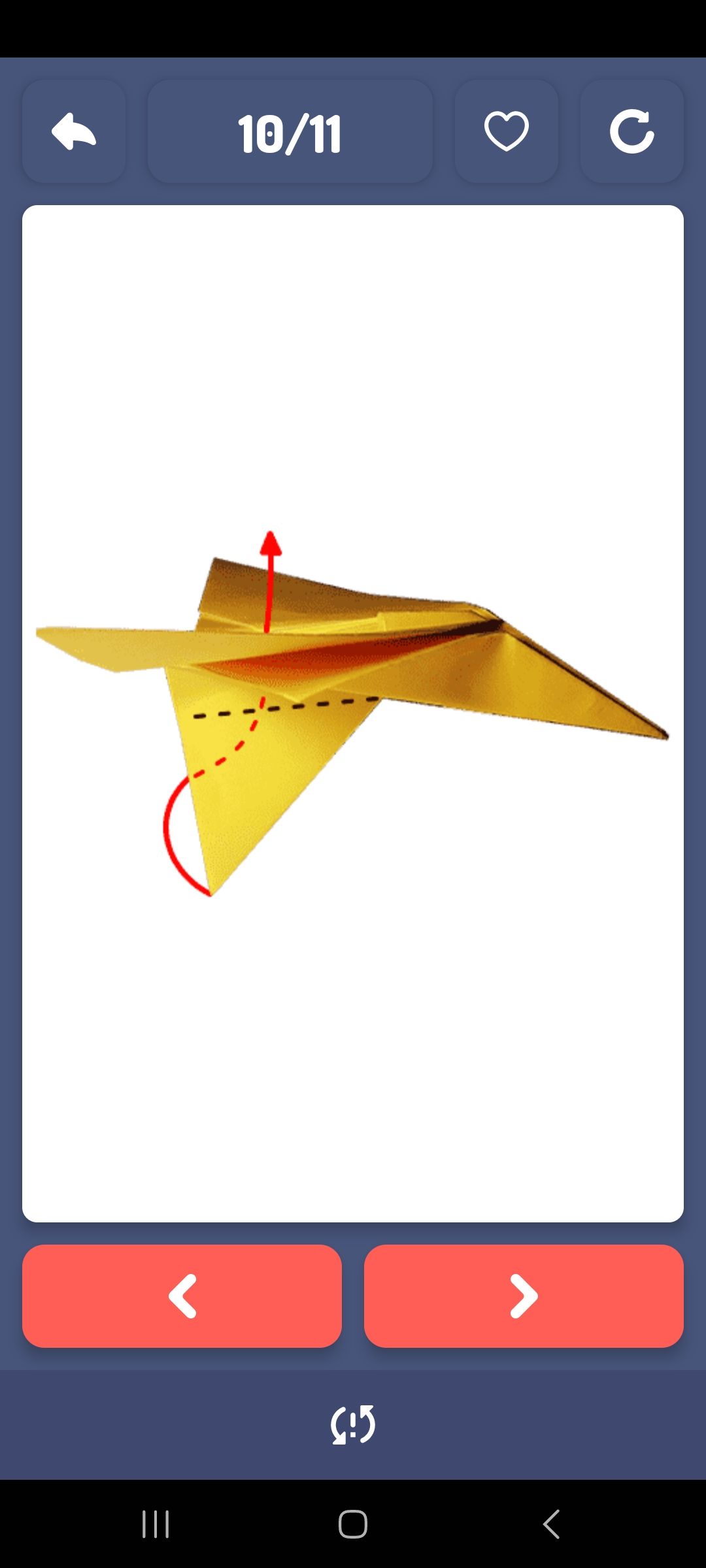 Origami Aircraft Gargoyle model