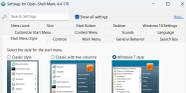 Open Shell Windows 11 Bring Back The Classic Windows 7 Style Start