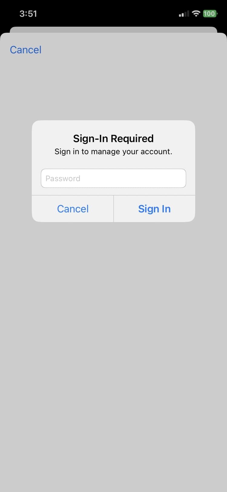 sign in to apple ID