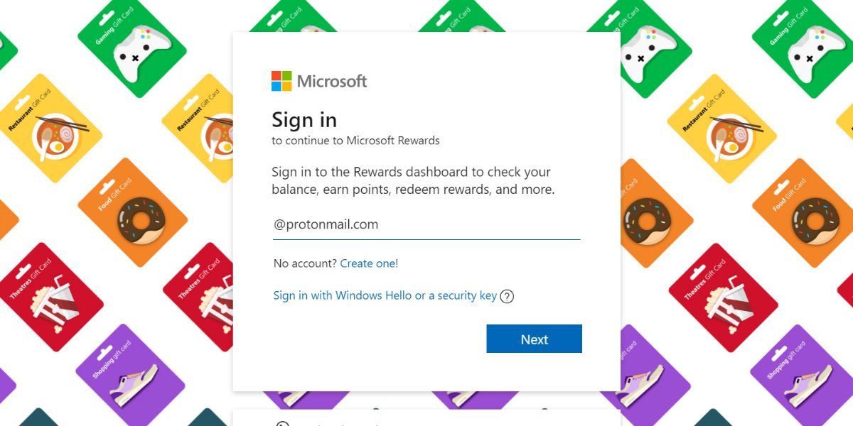 Sign in to Microsoft Account