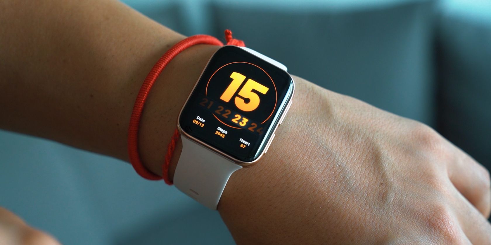 a smart watch on a person's wrist