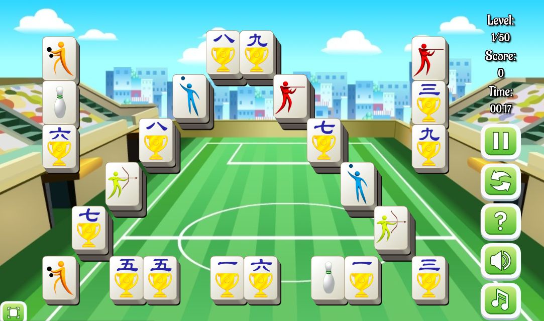 Sports Mahjong HTML5 Gameplay