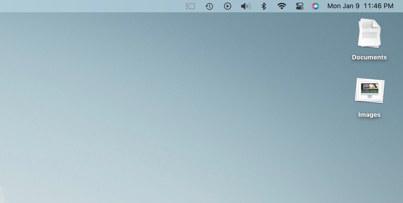 Stacks on macOS desktop