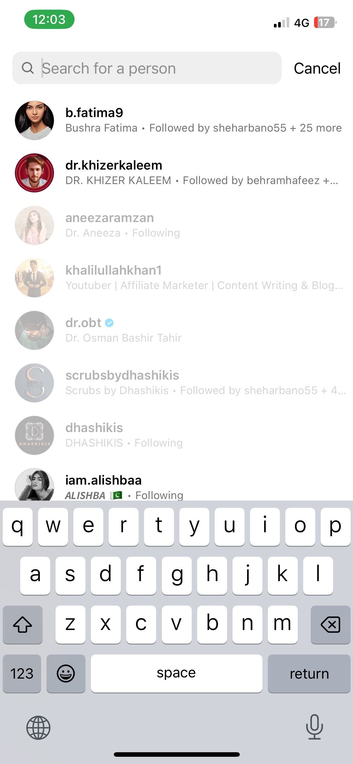 Tagging a username in Instagram photo