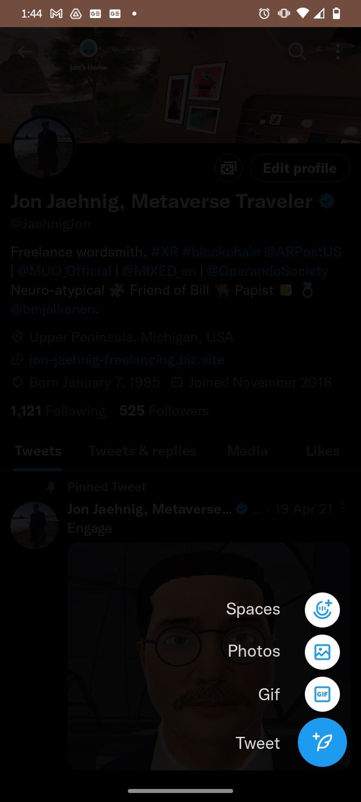 Select specific media to tweet in the mobile app