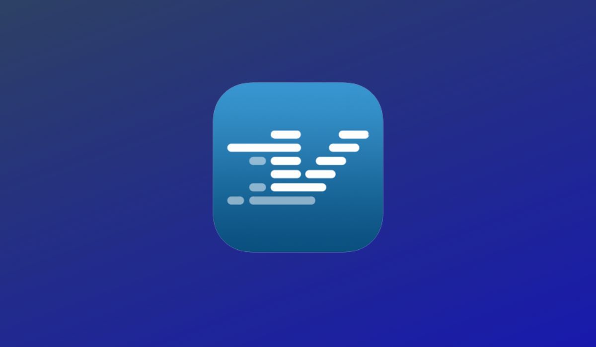 Ventusky app logo on blue background