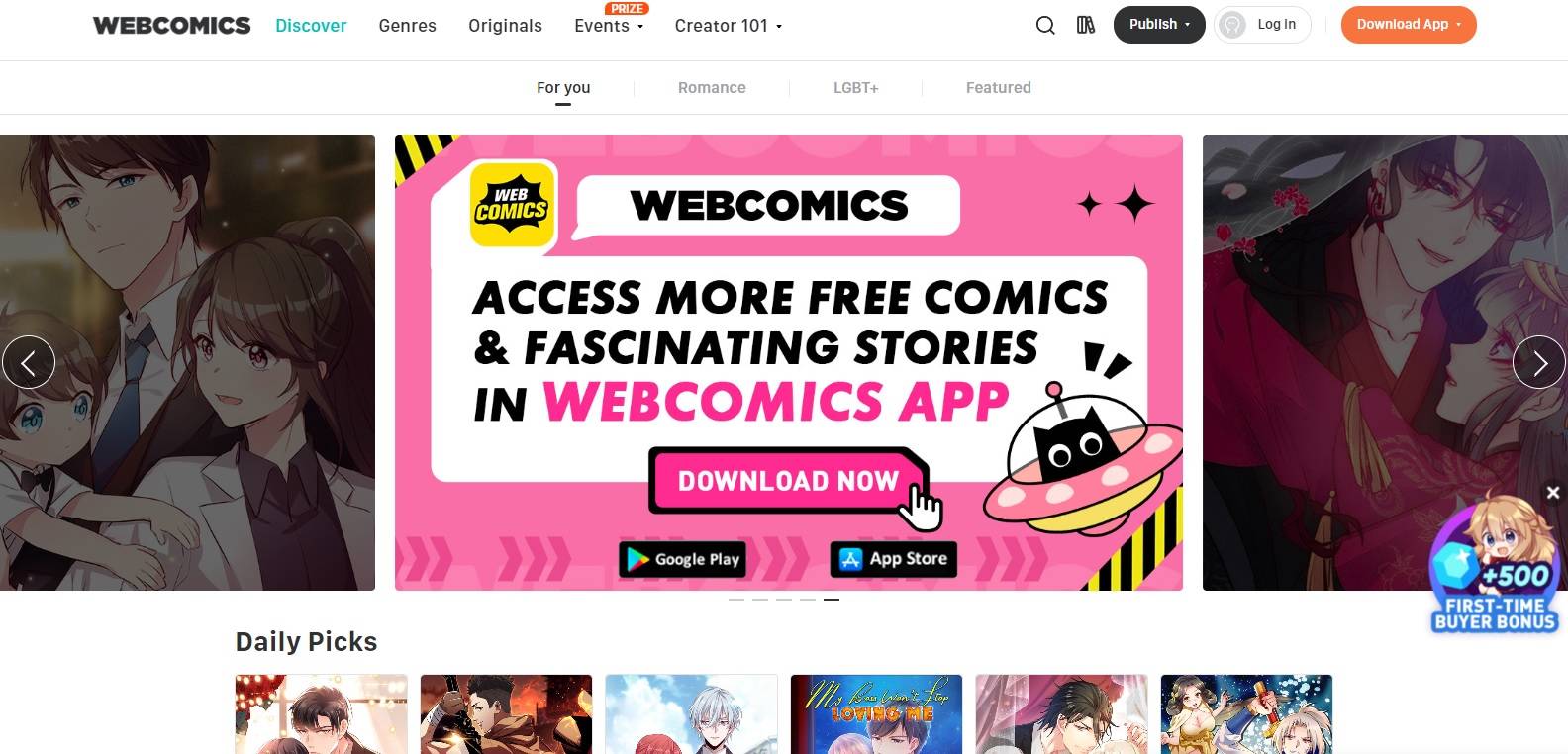 Free webcomic sites