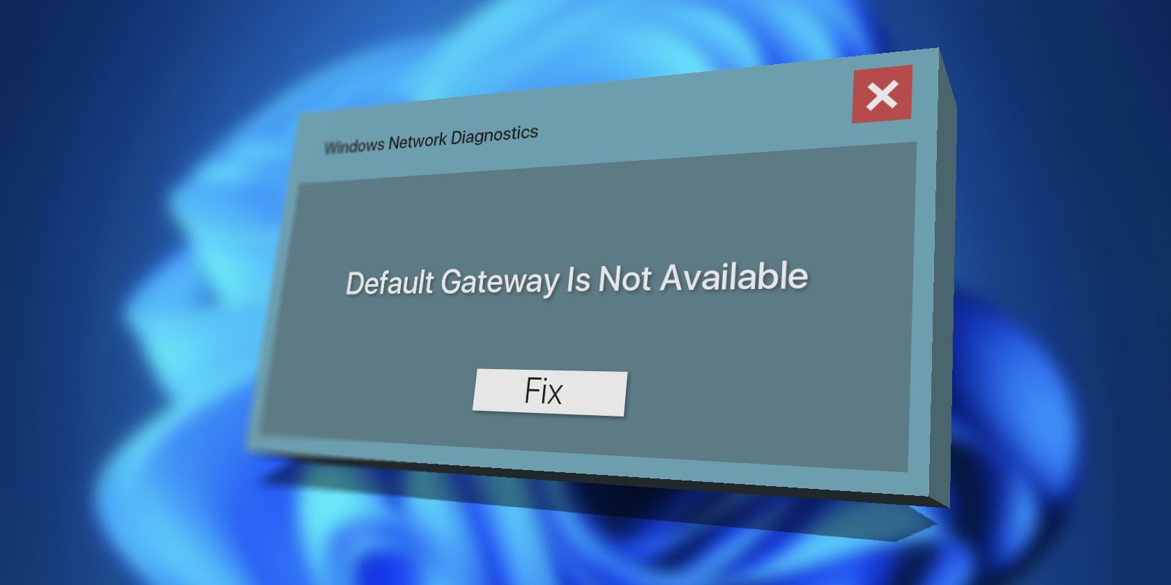 Solved: No Gateway selected