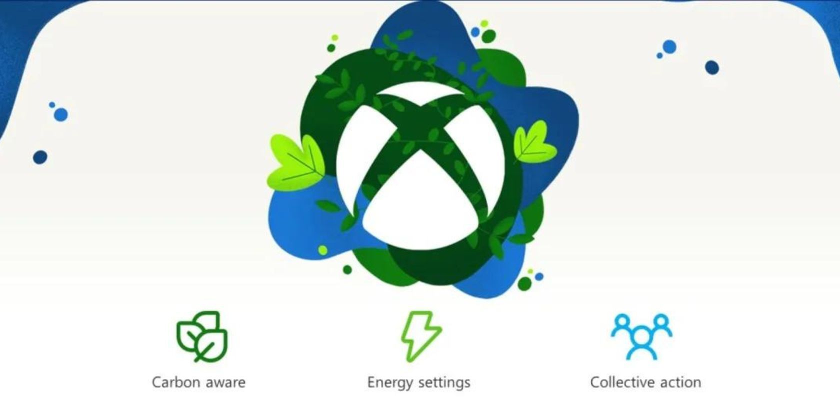 Xbox carbon aware initiative logo