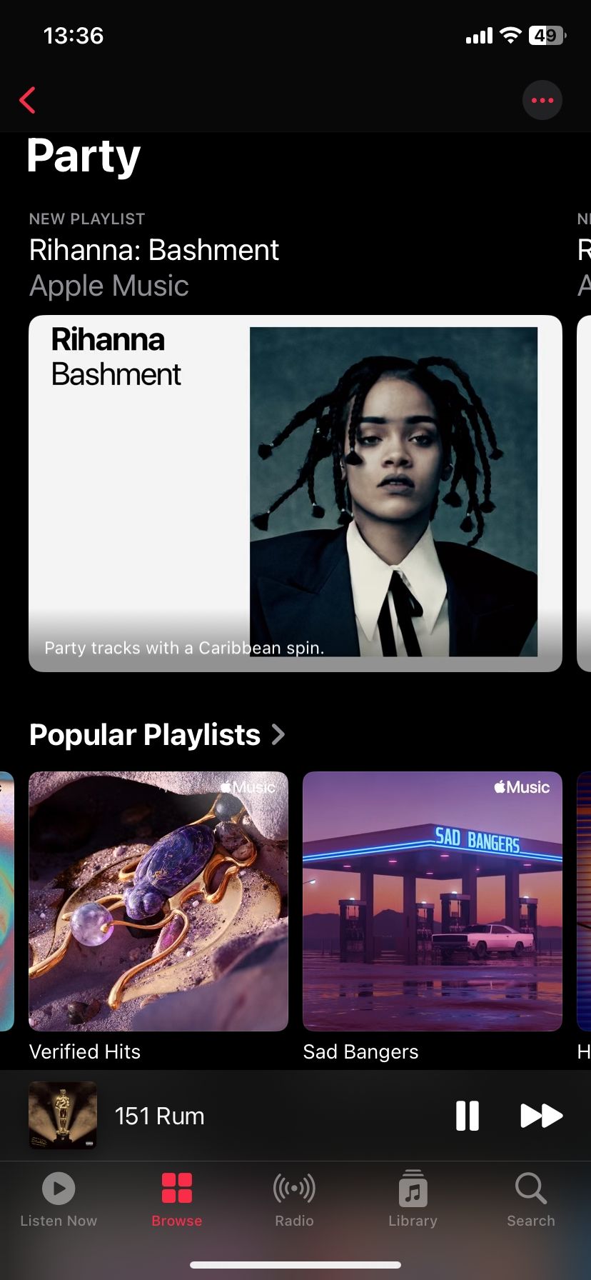 Party Apple Music curated playlists
