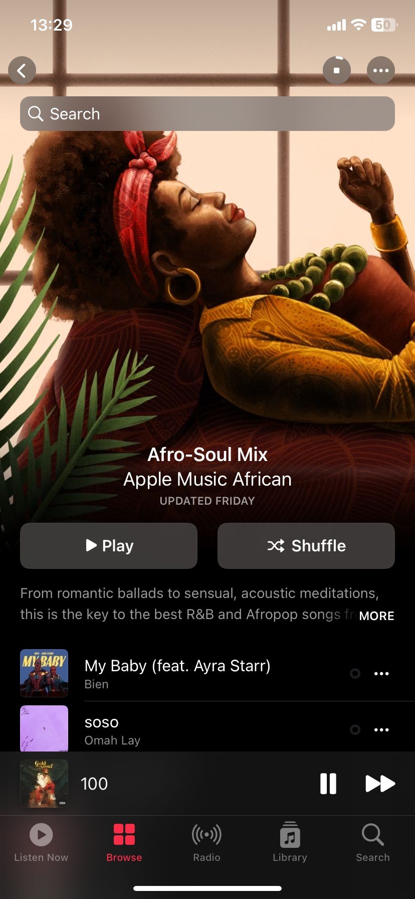 Apple Music automatically downloading a playlist