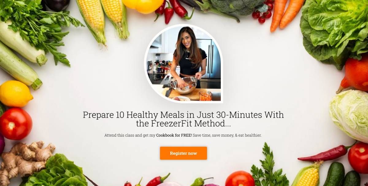 Freezer Fit offers a free online cooking class on how to prepare and freeze food in advance for the week, and gives you several great recipes that can be filtered by various categories
