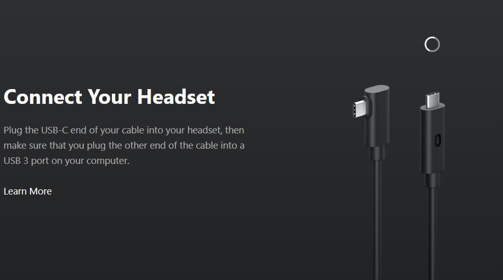 Connect your Headset option 