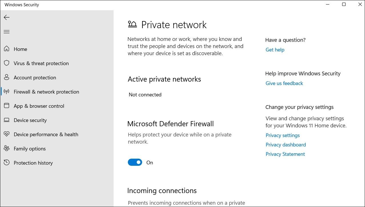 Enable Microsoft Defender Firewall