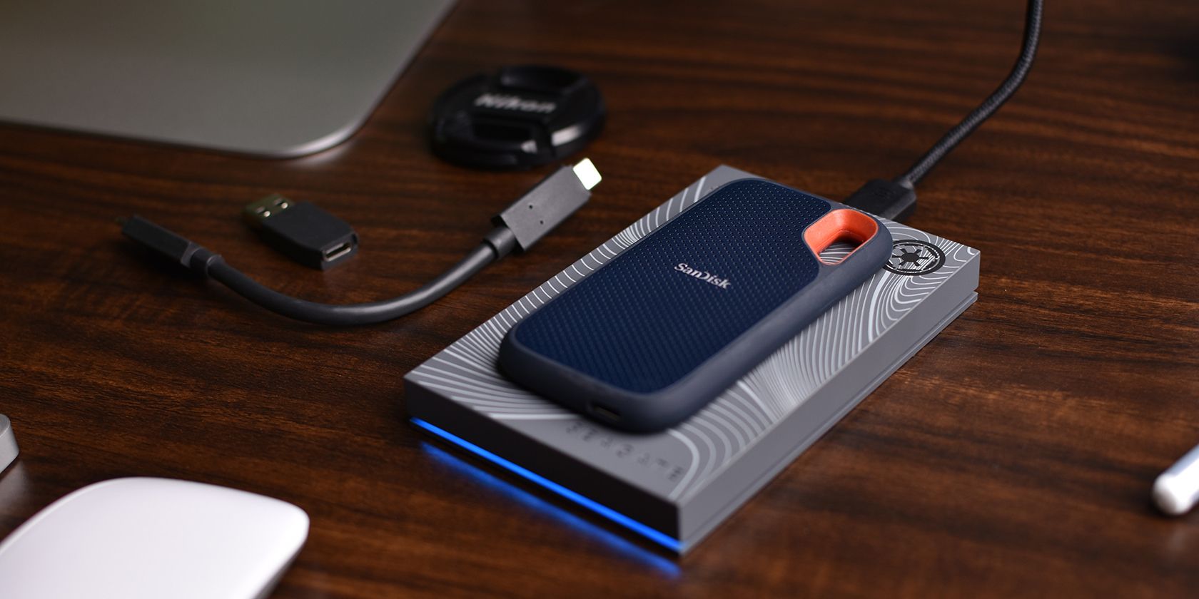 External Disk on Table