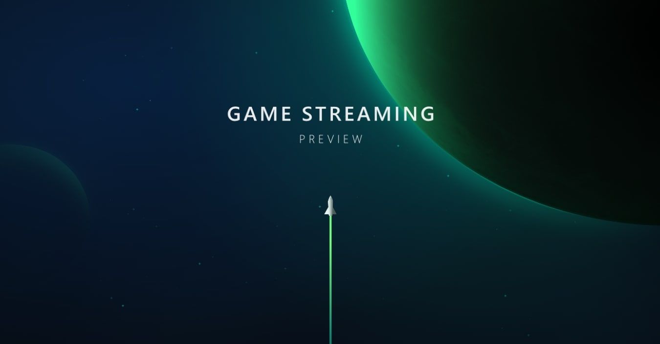 A screenshot of the loading screen for Xbox Cloud Gaming Game Preview on Xbox Series X 