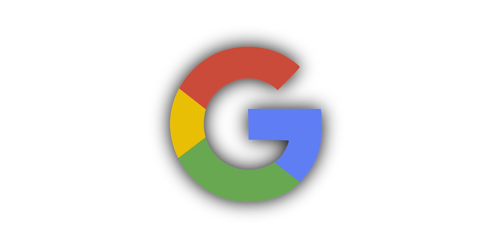 Google logo seen on white background
