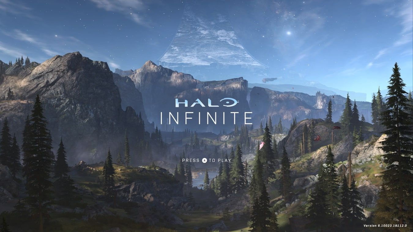 تصویری از صفحه عنوان بازی Halo Infinite در Xbox Series X