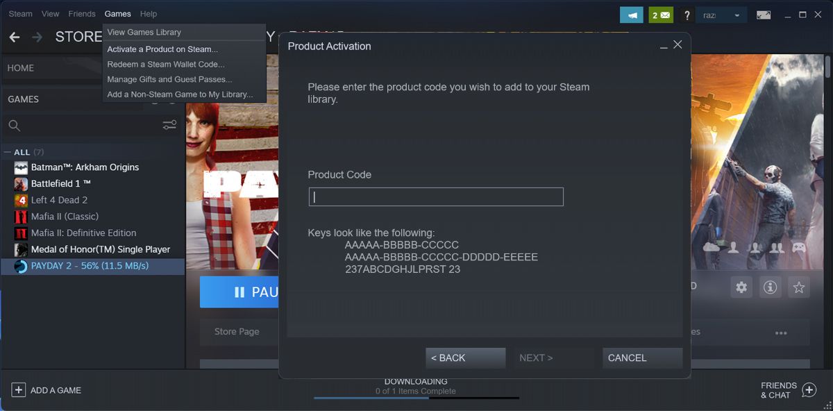 DLC را به Steam اضافه کنید