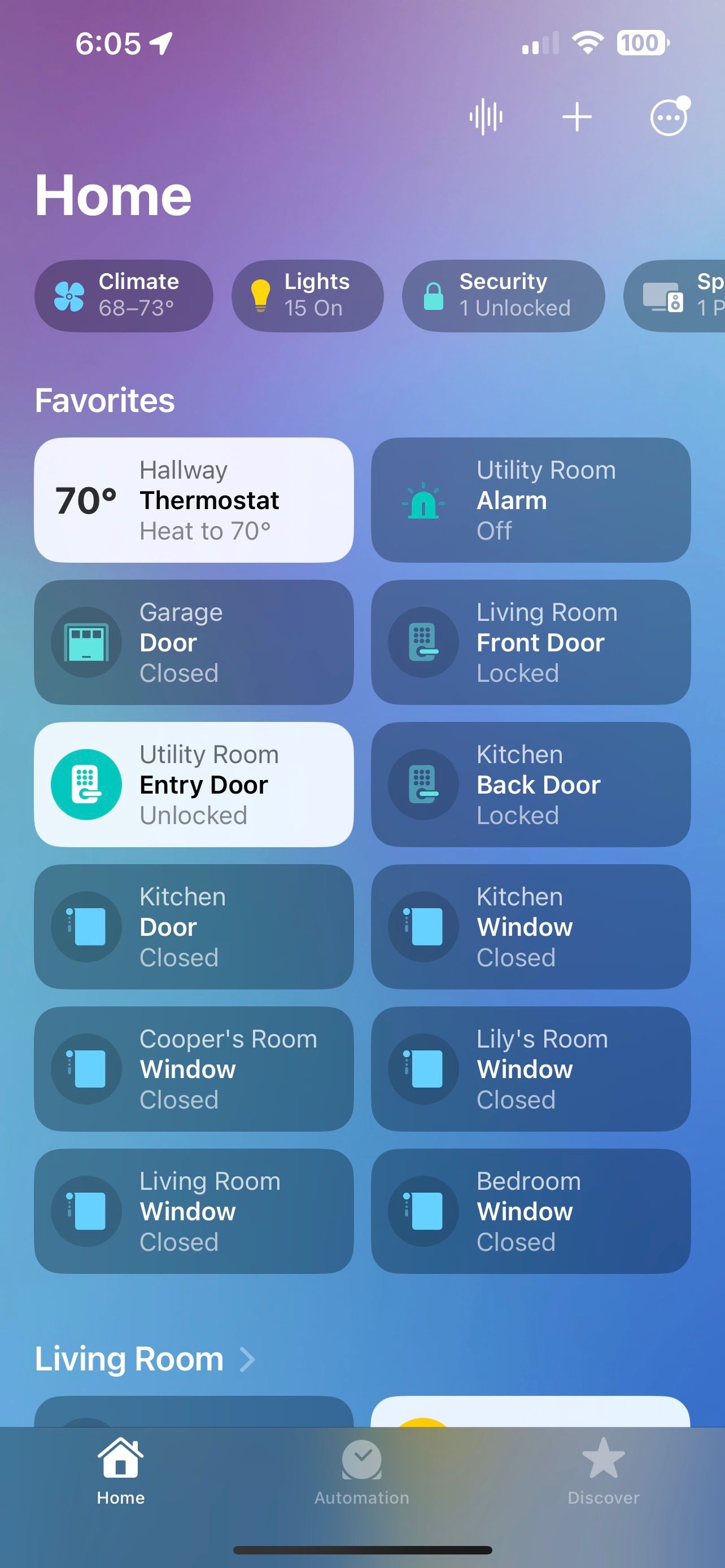 تب Home برنامه iOS 16 Home