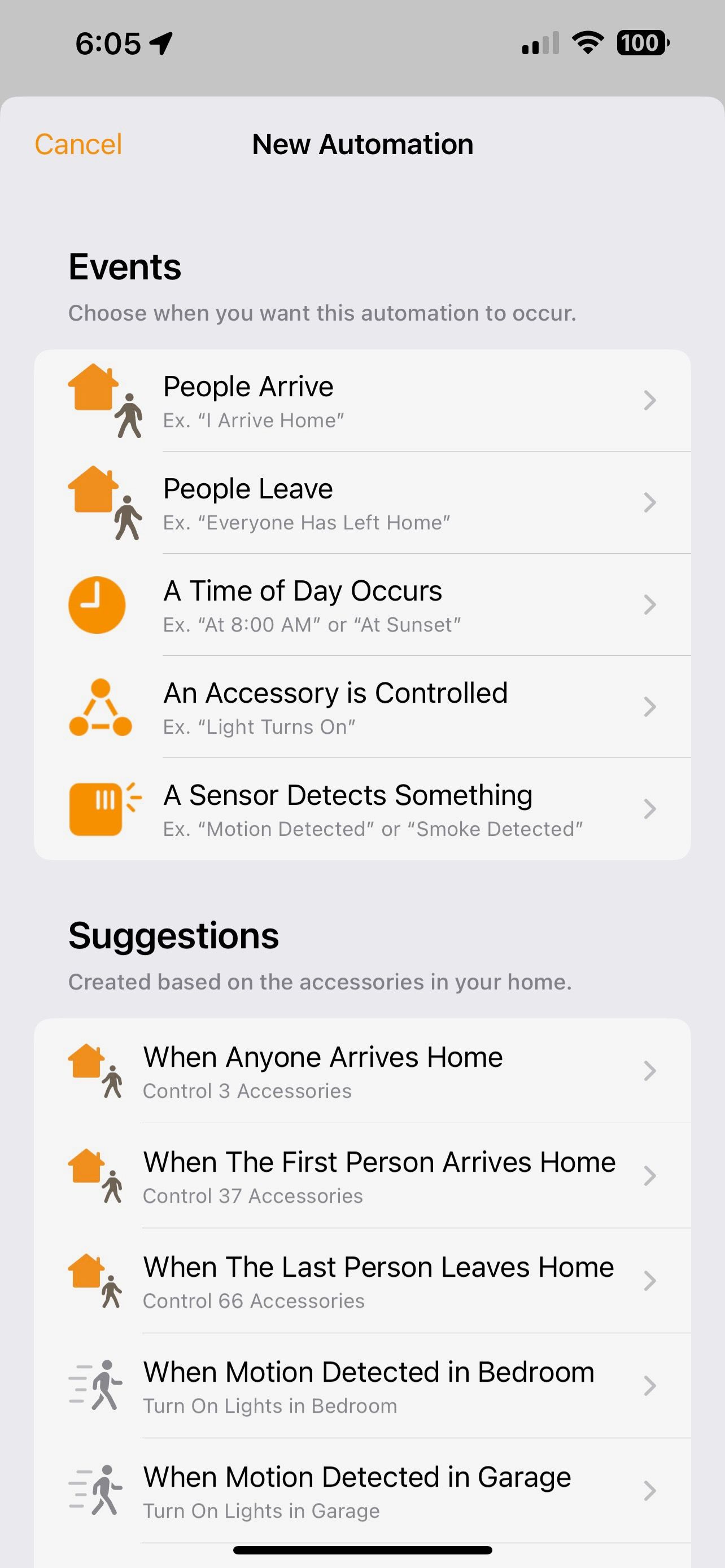 منوی اتوماسیون جدید iOS 16 Home App