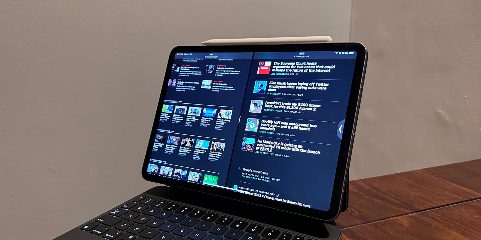 iPad Pro sử dụng Split View trong nhiều Windows
