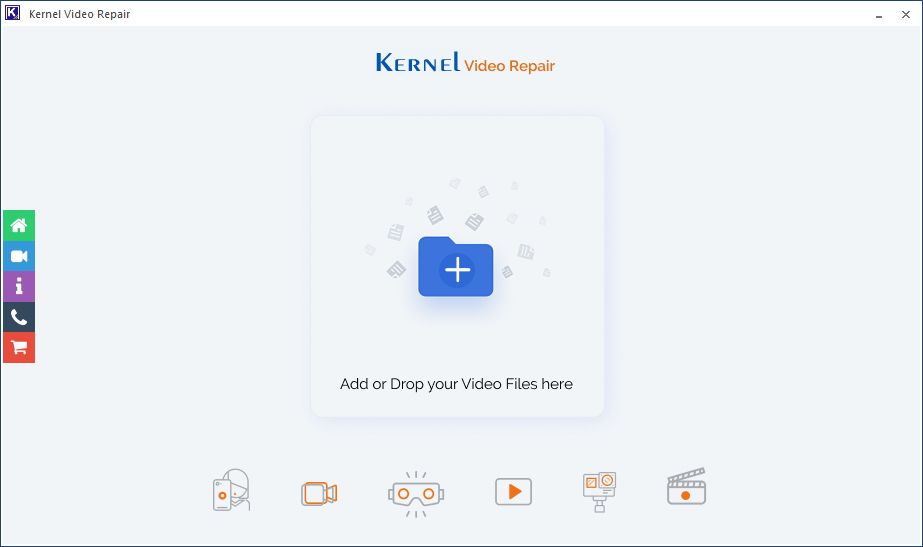 A Screenshot of the Kernel Video Repair Program