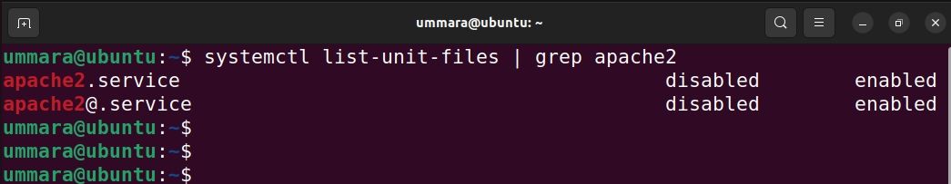 list systemd unit files