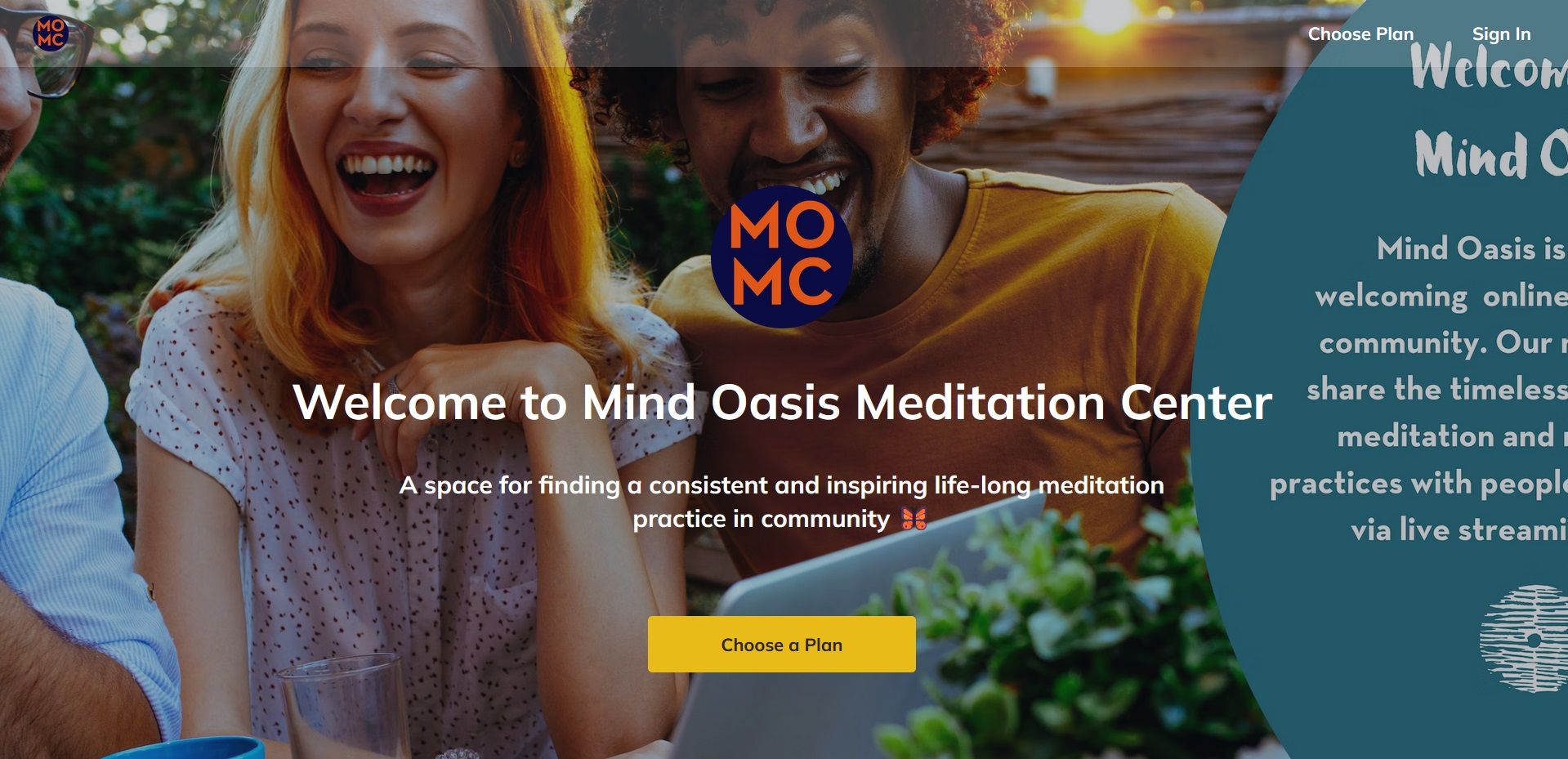 Trang web của Mind Oasis