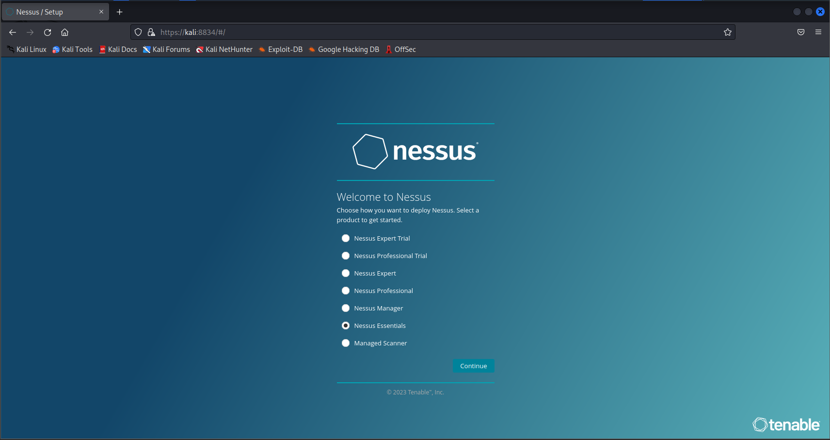 Nessus Packages