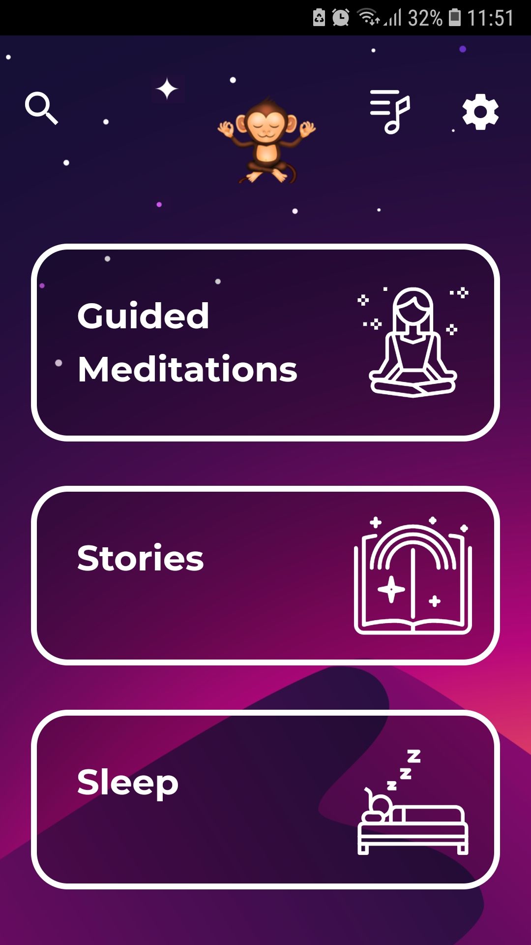 New Horizon sleep stories for kids children mobile app