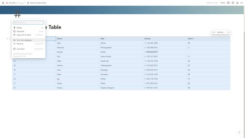 Notion Table Layout What Are Simple Tables in Notion? Everything You Need to Know