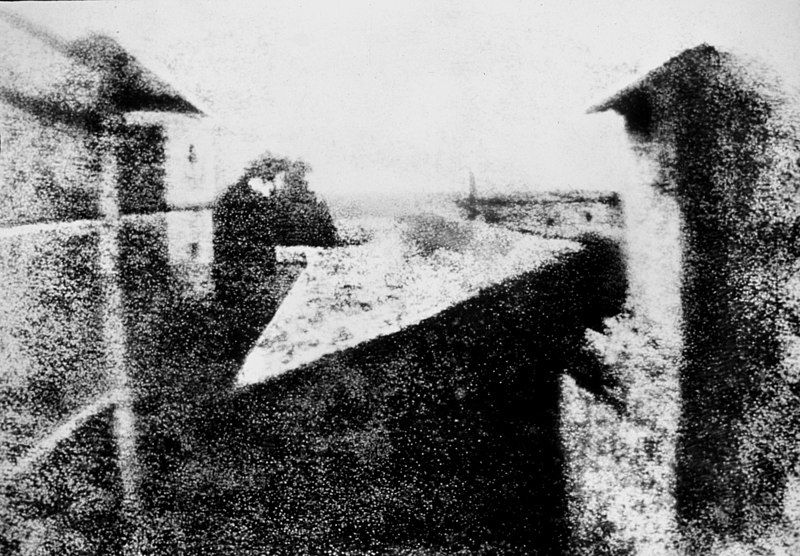 Oldest Photo in the World by Joseph Nicéphore Niépce