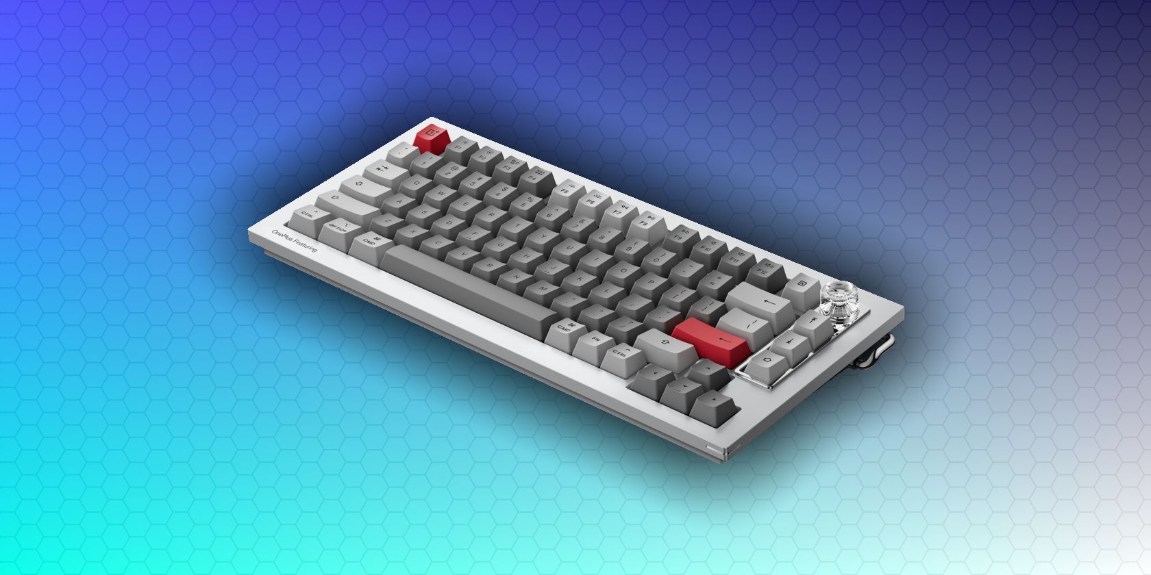 oneplus keyboard 81 plus on gradient background feature