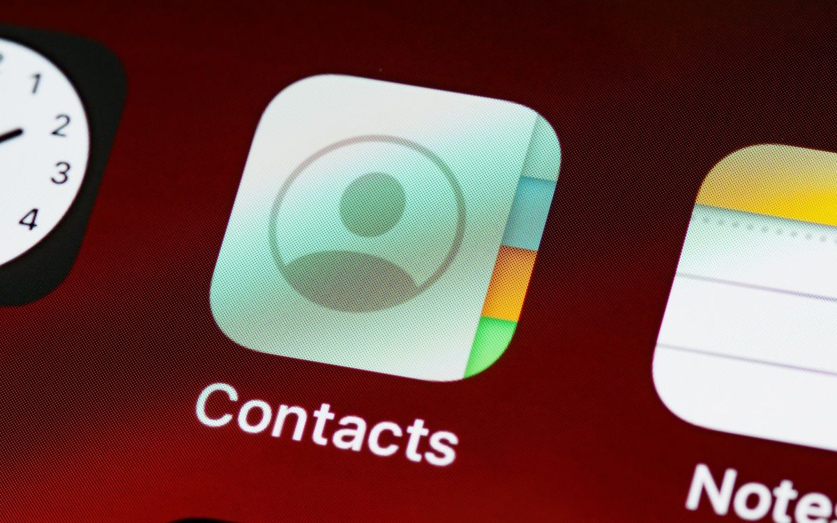iPhone's contact app