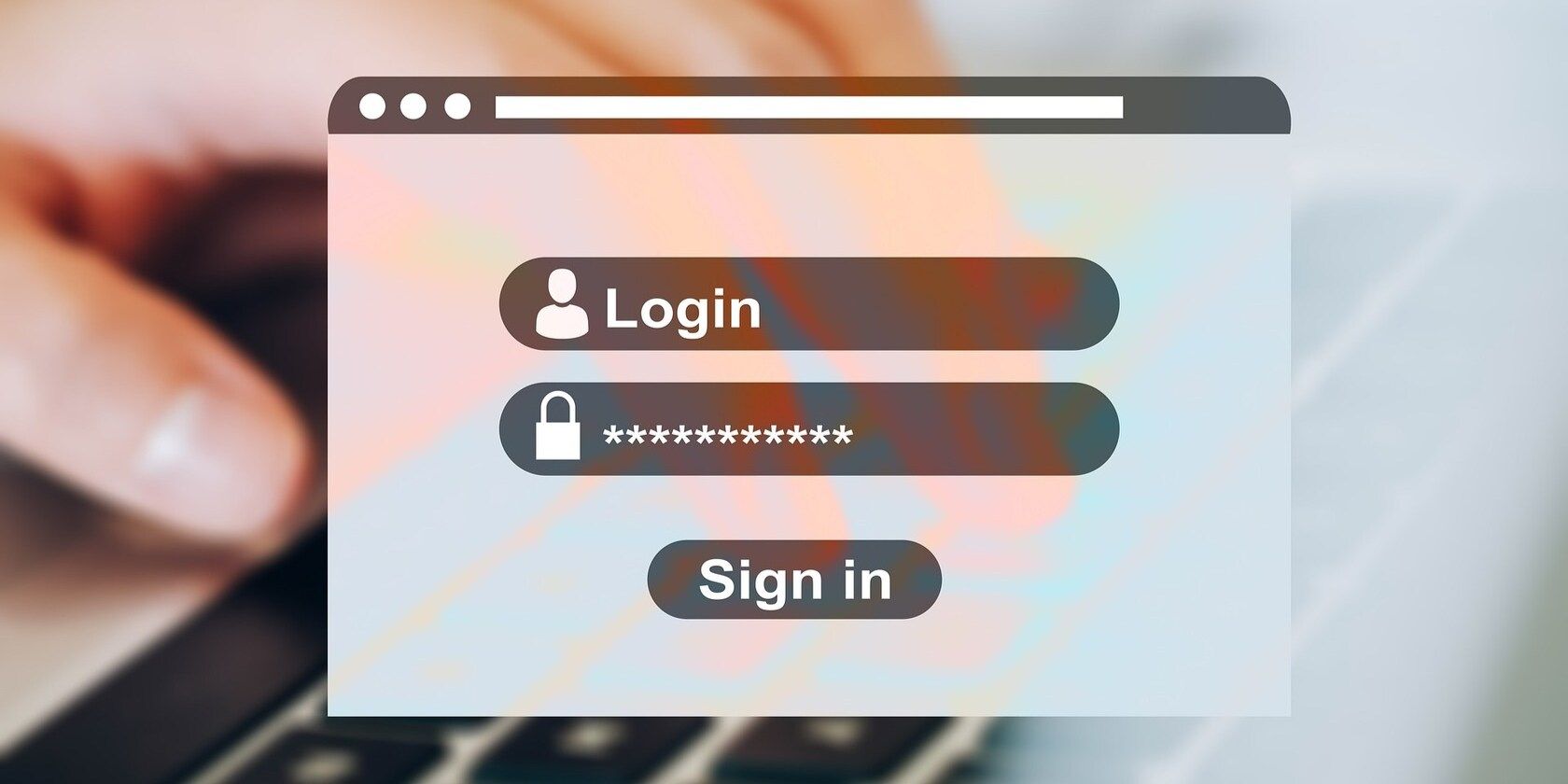 Image of Sign-In Screen on Laptop
