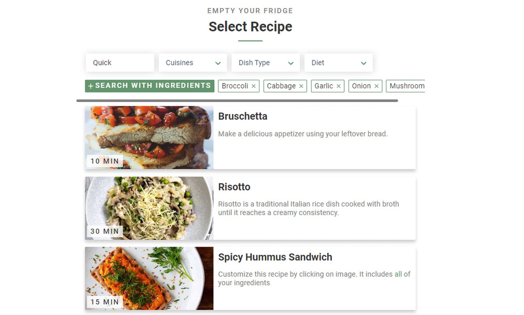 plant jammer recipe generator finder website tool