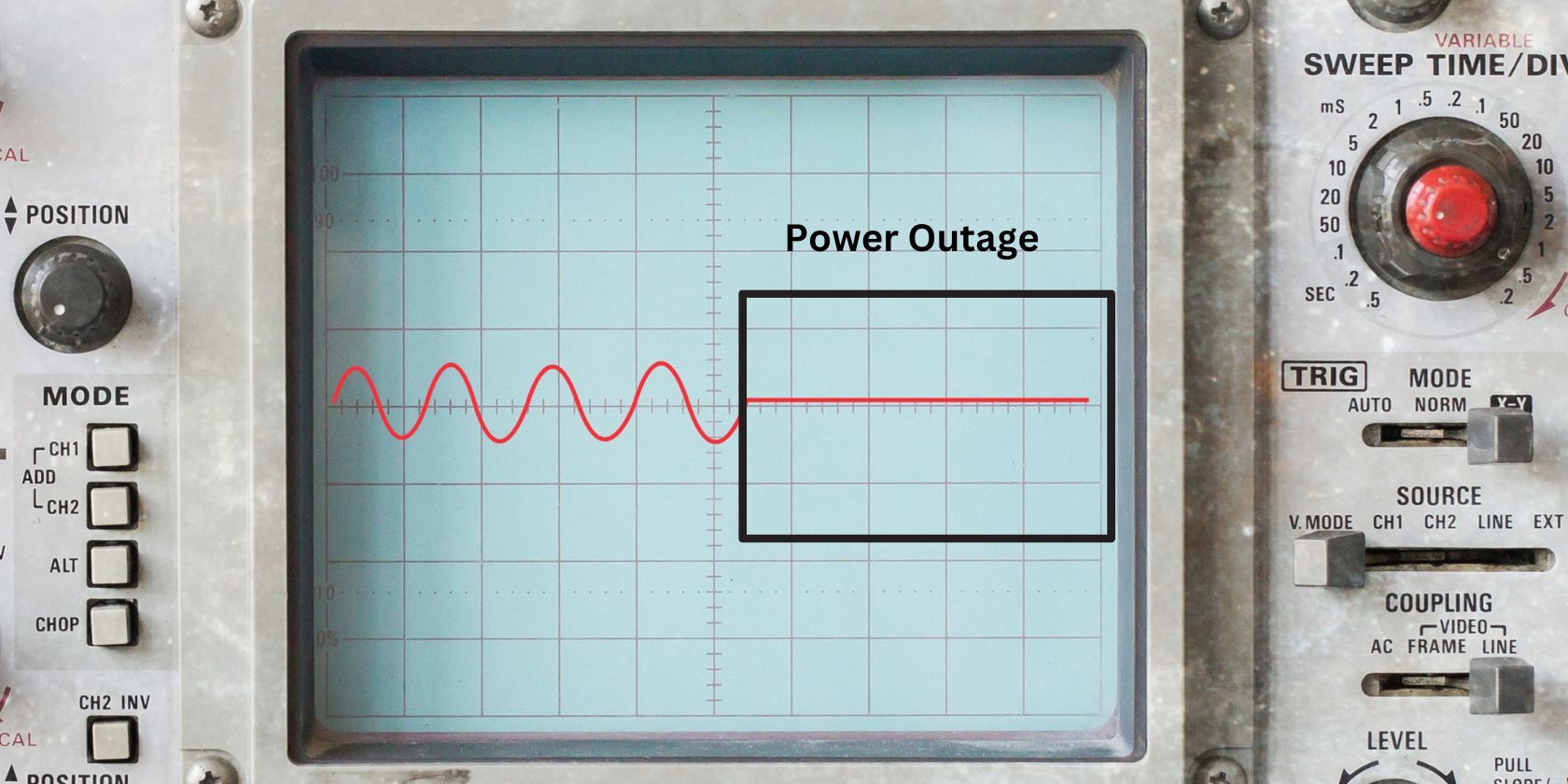 Power outage signal