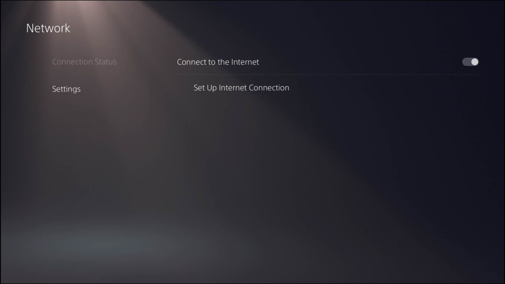 Connecting PS5 to the internet