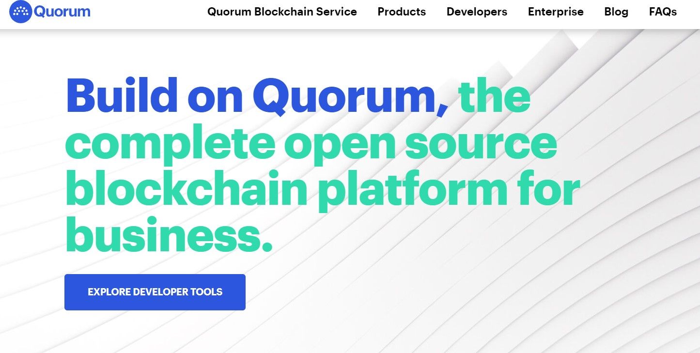 A screenshot of the Quorum platform